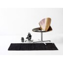 Rug Solid Bomullsteppe Hvit 65x135 cm