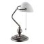 MS Banker Bordlampe E27 Sort Krom/Hvit
