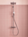 Hansgrohe Crometta E 240 Takdusj firkantet, krom