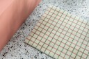 Heymat Grid Lime Candycane dørmatte 60x85 cm