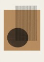 Geometric Harmony Poster Plakat / 30x30cm