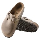 Birkenstock Boston Grå Unisex Sandaler EU 46 2/3 med Anatomisk Fotseng