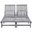 vidaXL Solseng for 2 personer heltre akasie