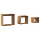  Stablebord 3 stk artisan eik konstruert tre 8721158440280