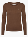 U.S. Polo Assn. Carlotta Long Sleeve T-shirt Brun XL