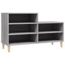 vidaXL Skoskap gr? sonoma 102x36x60 cm konstruert tre
