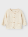 Lil  Atelier Nord Long Sleeve Knit Cardigan Beige 80