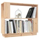 vidaXL Bokhylle/romdeler 80x25x70 cm heltre furu