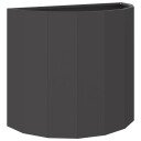 vidaXL Plantekassed Svart 60 x 30 x 50 cm Stål