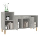 vidaXL TV-benk betonggrå 100x35x55 cm konstruert tre