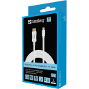 Sandberg DisplayPort-kabel 1.4 til Mini DisplayPort 2 m 8K Hvit