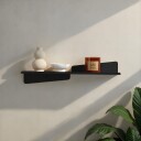 Jorricon vegghylle 60 cm - Svart
