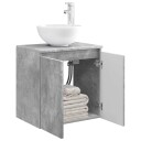  Vegghengt vaskeservant Betonggrå 49,5 x 41 x 64,5 cm