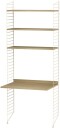String kontor eik & beige Kombinasjon A