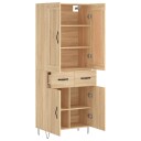  Highboard sonoma eik 69,5x34x180 cm konstruert tre