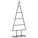vidaXL Juletre til dekorasjon metall svart 60 cm