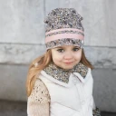 Elodie Details Warming Collar - Blue Garden - Multi/patterned - ONE SIZE