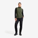 Revolutionrace Dame Overdeler Fleece & midlayers Hiker Fleece Vest Dame Kambaba Green 3XL