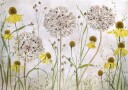 Alliums and heleniums Poster Plakat / 30x40cm