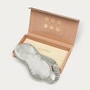 Lenoites Mulberry Sleep Mask With Pouch, Grey