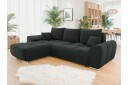 Simerly Sofa med Divan 3 seter   Svart