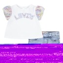 Levis Shorts Sett Sugar Swizzle (74 / 9 mnd)