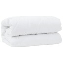 Vidaxl Quilts & Duner Hvit 240 x 220 cm Mikrofiber