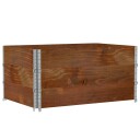  Plantekasse brun 120x80 cm heltre furu