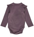Hummel Body I/e   HmlMini Frill   Black Plum   Hummel   2 år (92)   Langermet Body   Lilla