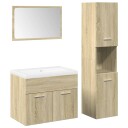  Baderomsskapsett 4 deler sonoma eik konstruert tre 8721158662309