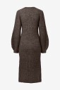 pieces - Midikjole Pcfaly Ls Knit Dress Bc - Brun