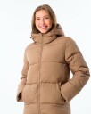 LEVITY Agnes Long Puffer Parka Mole Brown - S