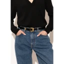 Balmain Dame Accessories Svart 80 CM,