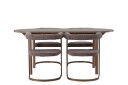 Venture Home Andy Spisegruppe 180 cm Oval med 4 Morning Stoler Brun