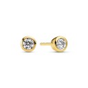 Sif Jakobs Jewellery Sardinien Uno Earrings Gullfarge Hvit 5.3 mm