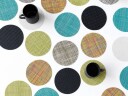 CHILEWICH Mini Basketweave Glassunderlag 4pk 10cm GRAVEL