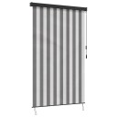 vidaXL Rullegardin Antrasitt og Hvit 180 x 250 cm Stoff og Aluminium