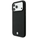 BMW MagSafe-etui for iPhone 18 Pro / 17 Pro med Kevlar og metallogo - svart