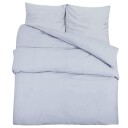 vidaXL Sengesett grå 260x220 cm lett mikrofiber