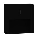 vidaXL Veggskap svart 80x33x80 cm konstruert tre