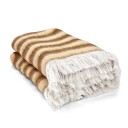 Tepper   Ullmixpledd   Melody brun/beige Størrelse: 130 x 170 cm