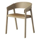 Muuto Cover lenestol   Refine Leather Cognac Oak