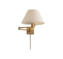 Visual Comfort Classic Swing Arm Wall Lamp Antique Brass