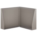 vidaXL Støttemur 50 x 50 x 30 cm Cortenstål Rusten
