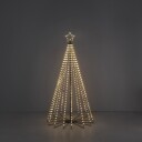 Metalljuletre, 515 amber LED