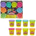 Hasbro Play-Doh 8-pakning med neonfarget giftfri modellérmasse med 8 farger