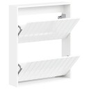 vidaXL Vegghengt skoskap ZWOLLE 71 x 17 x 86 cm Konstruert tre