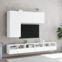 vidaXL Veggmontert TV-benk hvit 60x30x30 cm konstruert tre 8721012254381