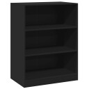  Garderobe svart 77x48x102 cm konstruert tre 8721012497245
