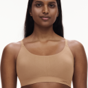 Chantelle BH Smooth Comfort Wirefree Support Bralette Lysbrun  Large Dame